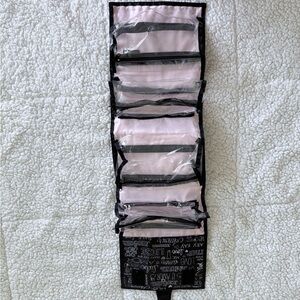 Foldable Pink and Black Travel Organizer